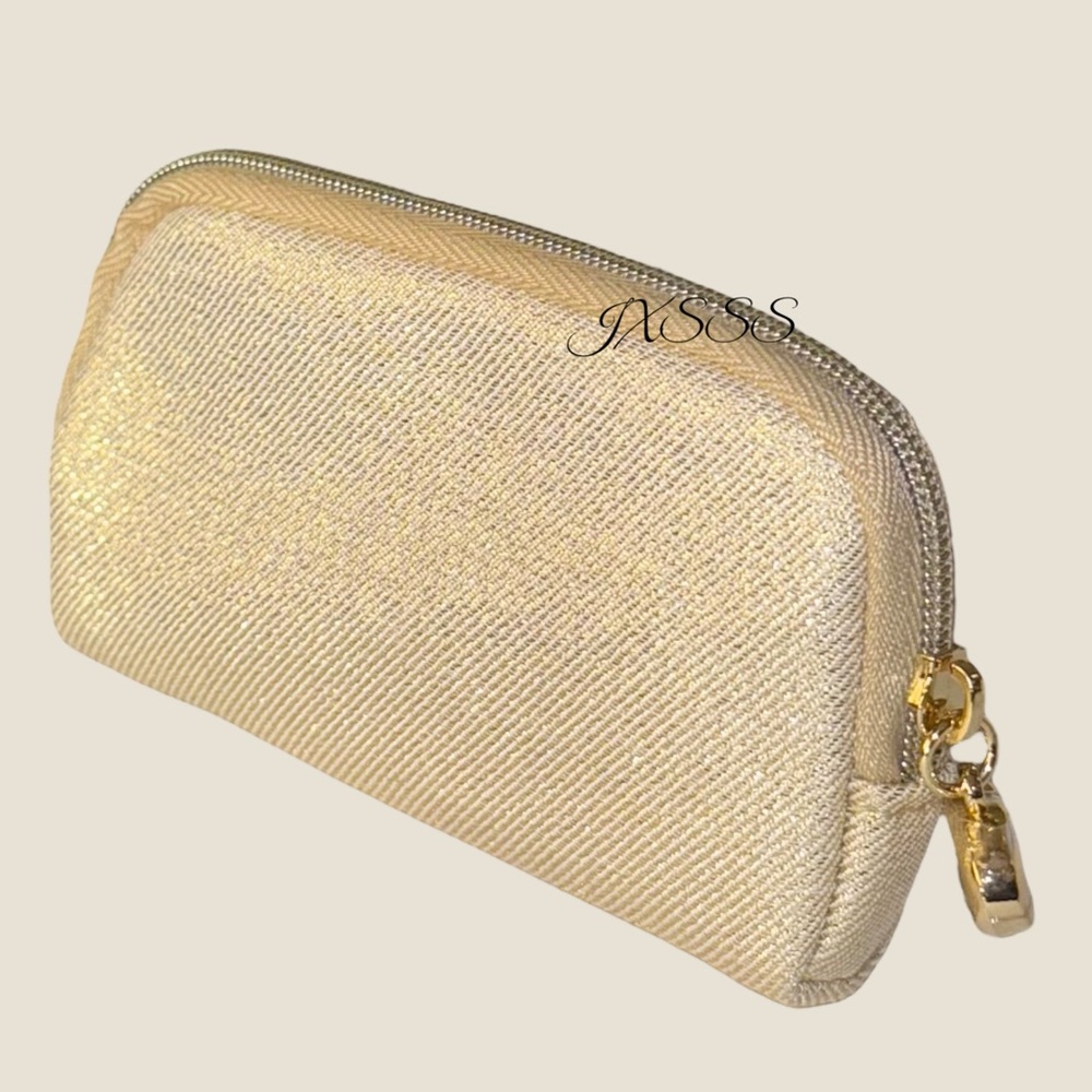 Sparkly Gold-Beige Coach Beauty Mini Coin-Pouch/Fragrance SET - Picture 13 of 15
